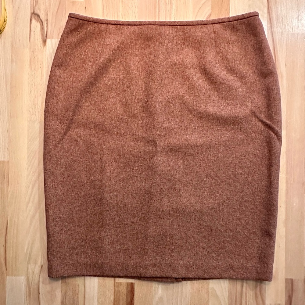 Kasper Copper Tweed Skirt